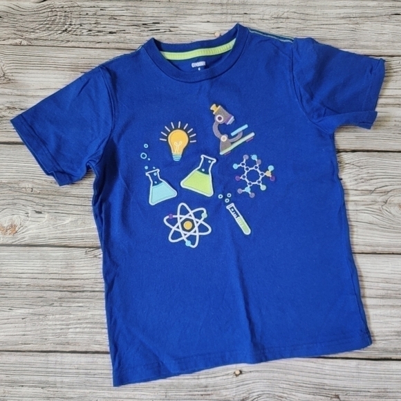 First Day of School Back To School T-Shirt Scientist T-Shirt Gymboree EUC - Picture 1 of 4